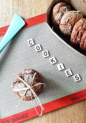 Une photo de Cookies cœur fondant Nutella