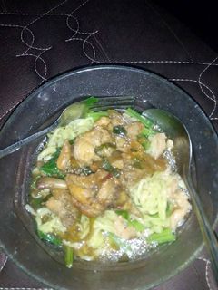 Foto resep Mie ayam hijau
