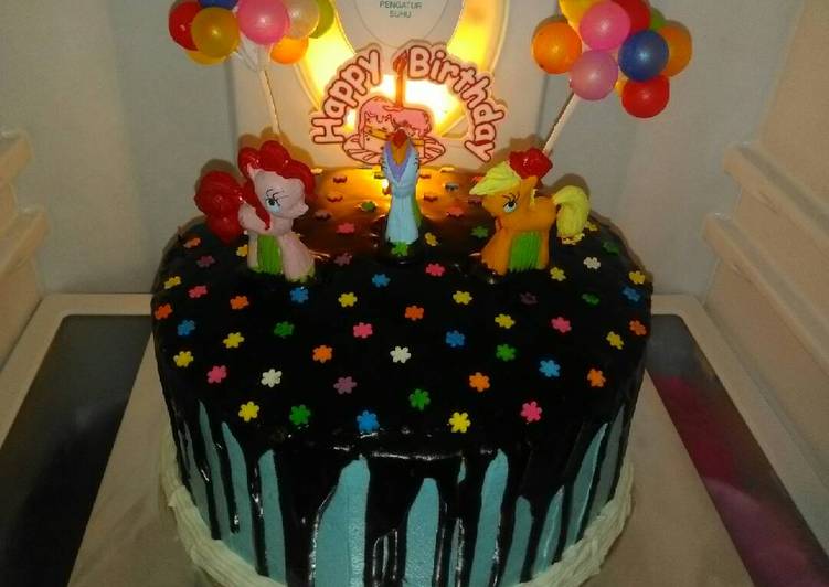 Kue Ulang Tahun (siram ganache) 🎂