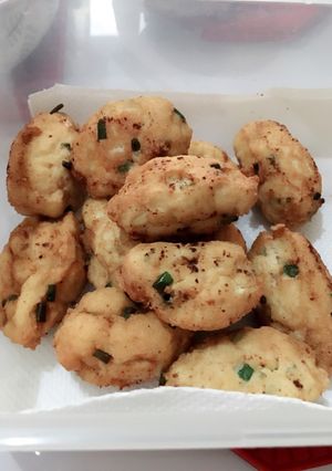 Foto resep Perkedel udang tahu