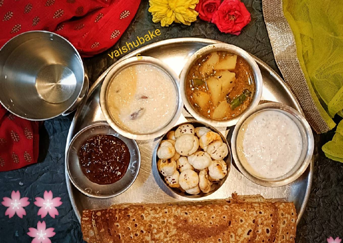 Falahari Thali/ Vrat ki thali / Southern Vrat Thali