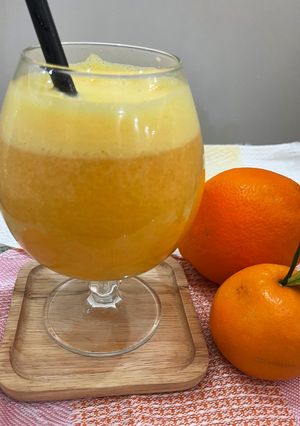 عکسی از دستور اسموتی پرتقال و نارنگی