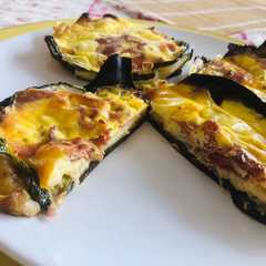 Una foto de Tartitas de berenjena o zucchini. Apto Keto!