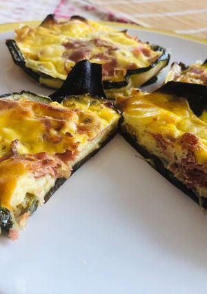 Una foto de Tartitas de berenjena o zucchini. Apto Keto!