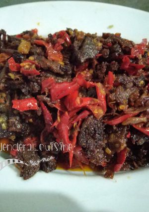 Foto resep Dendeng Balado (versi ungkep air kelapa)