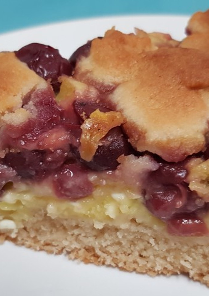 Una foto de Tarta de cerezas
