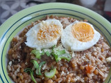 Lentejas con carne de soya