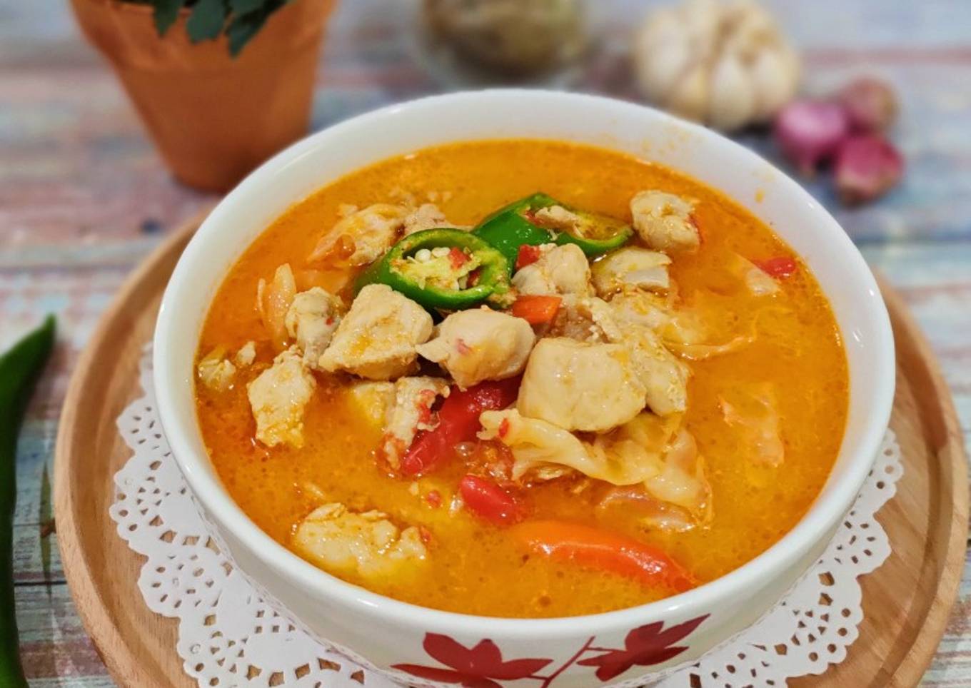 Tongseng Ayam Santan Pedas