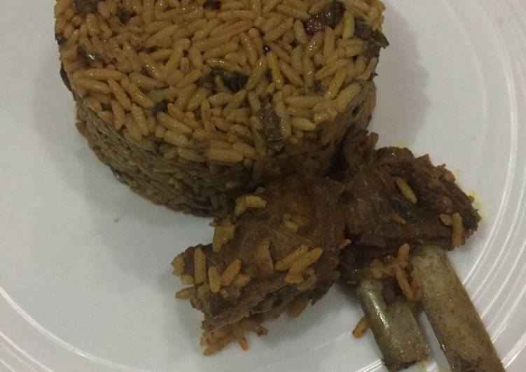 How to Prepare Any-night-of-the-week Jellof rice with palm oil and daddawa # Abuja Cooking Basics for Newbies