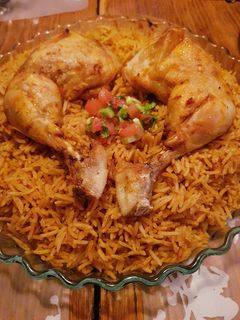 صورة لوصفة كبسة بالدجاج