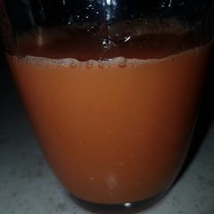 A picture of Watermelon carrot juice.