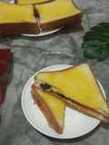 Roti panggang oven strawberry coklat