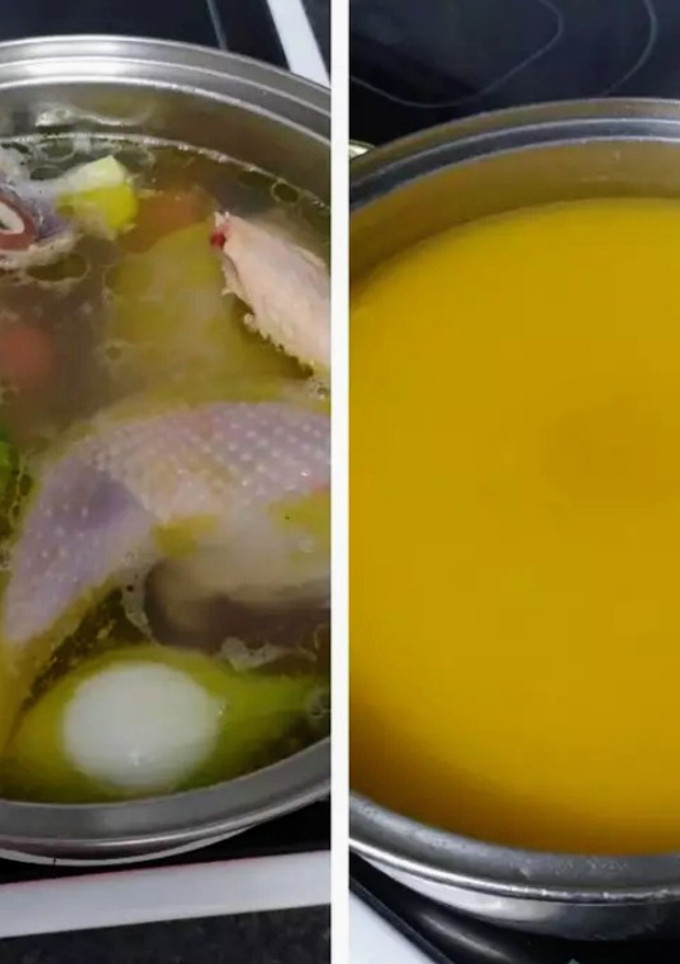 Una foto de Caldo Casero