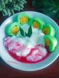 Es pisang ijo