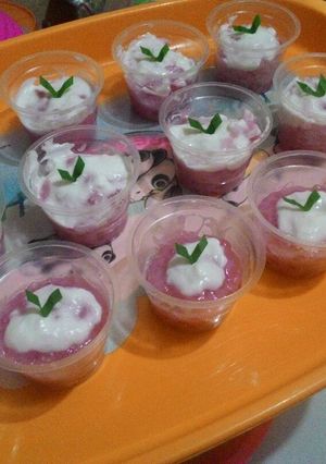 Foto resep Cantik manis cup dengan vla santan