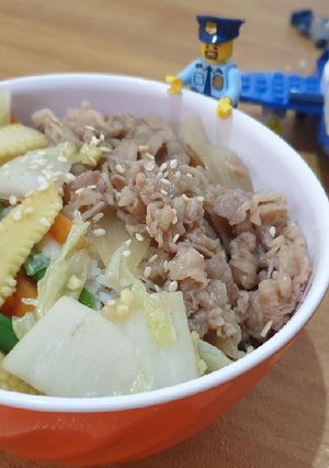 Foto resep Veggie beef ala Yoshinoya