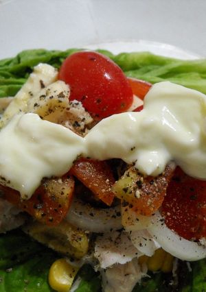 Una foto de Wraps (tacos) de pollo sin harina