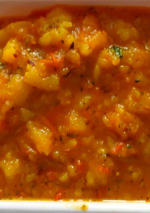 A picture of Potato veg.
