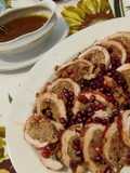 Tacchino ripieno con castagne e melagrane
