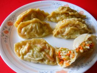 鮮肉瓠瓜蒸餃