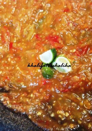 Foto resep Sambal Lalapan Sehat Special (Step By Step)