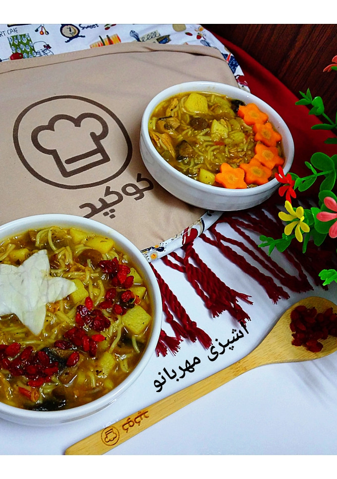 عکسی از دستور سوپ قارچ