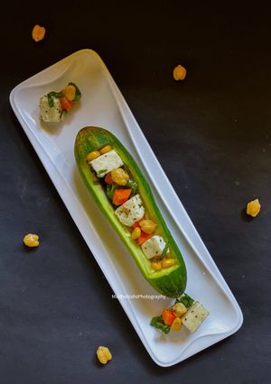 A picture of Paneer Cucumber Salad.