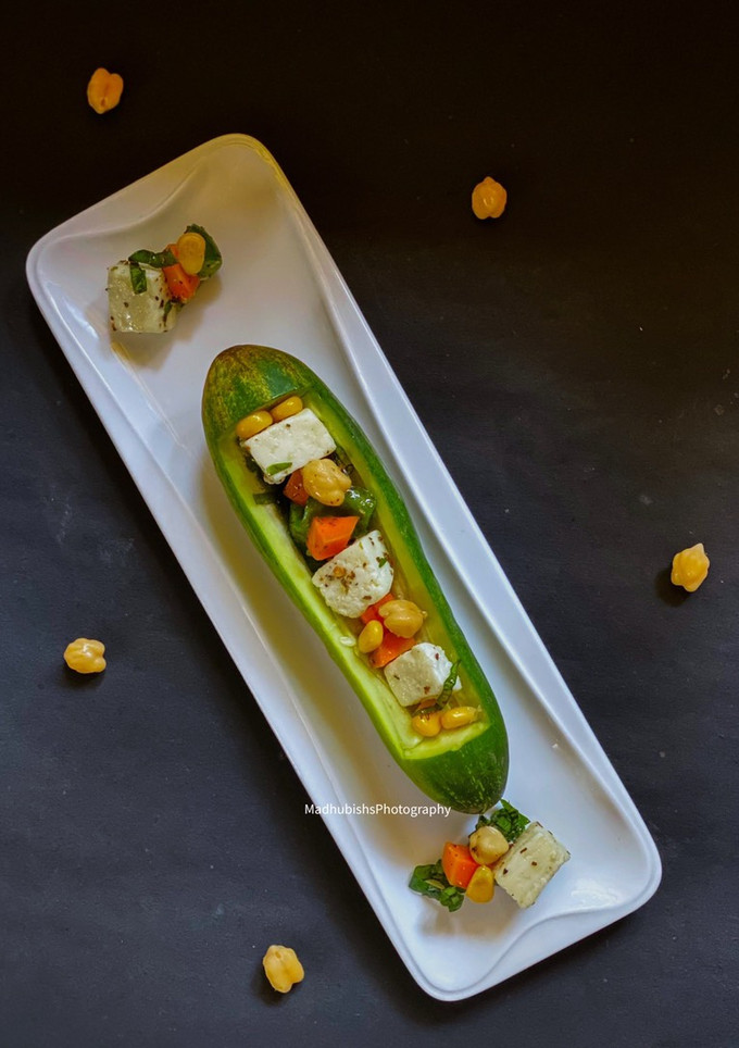 A picture of Paneer Cucumber Salad.