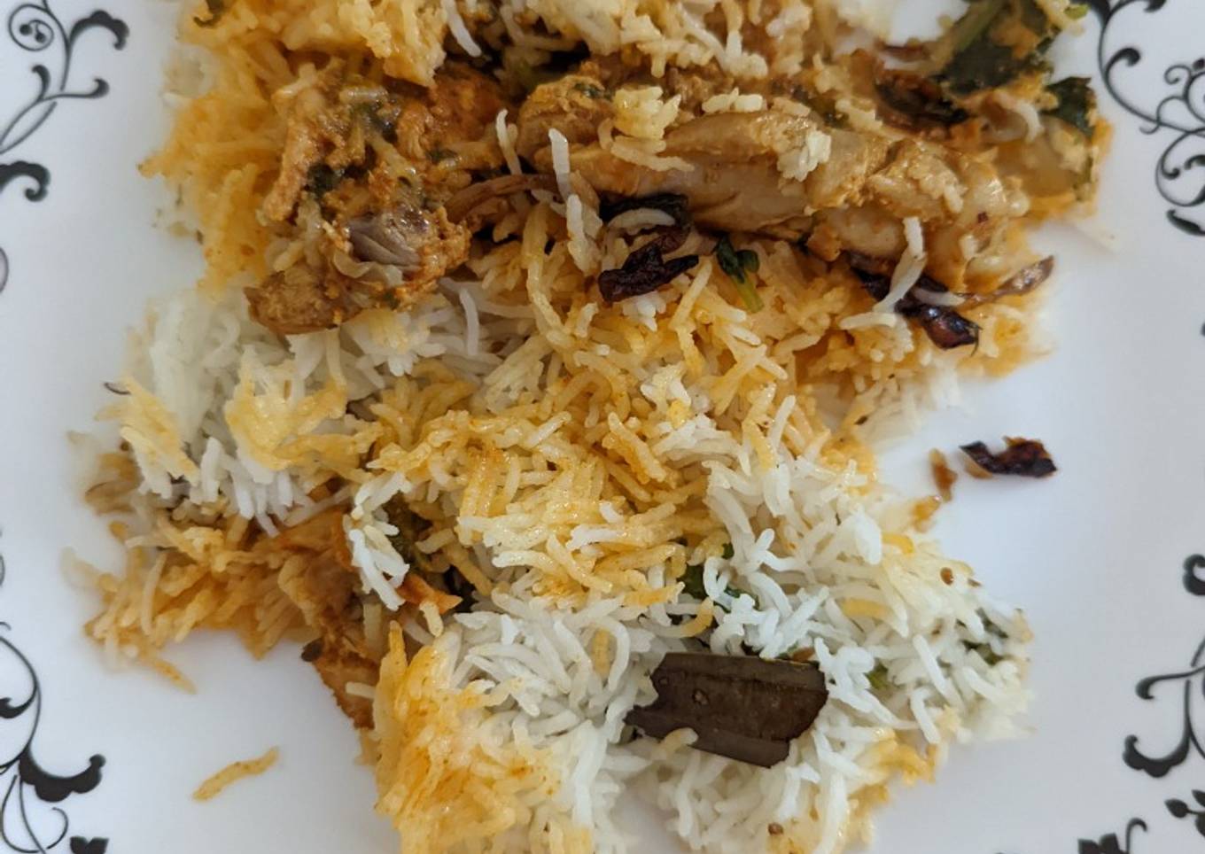 Hyderabad Chicken Dum Biryani