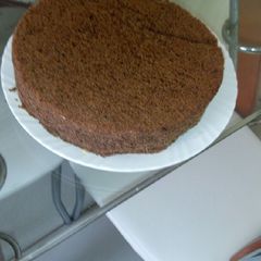 A picture of Black forest cake.