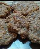 Galleta de avena con plátano