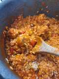 Boulette végétale, tomate et riz