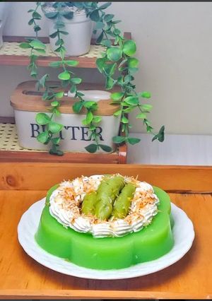 Foto resep 620. Puding Es Pisang Ijo