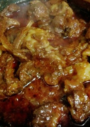 A picture of Mutton rogan josh.