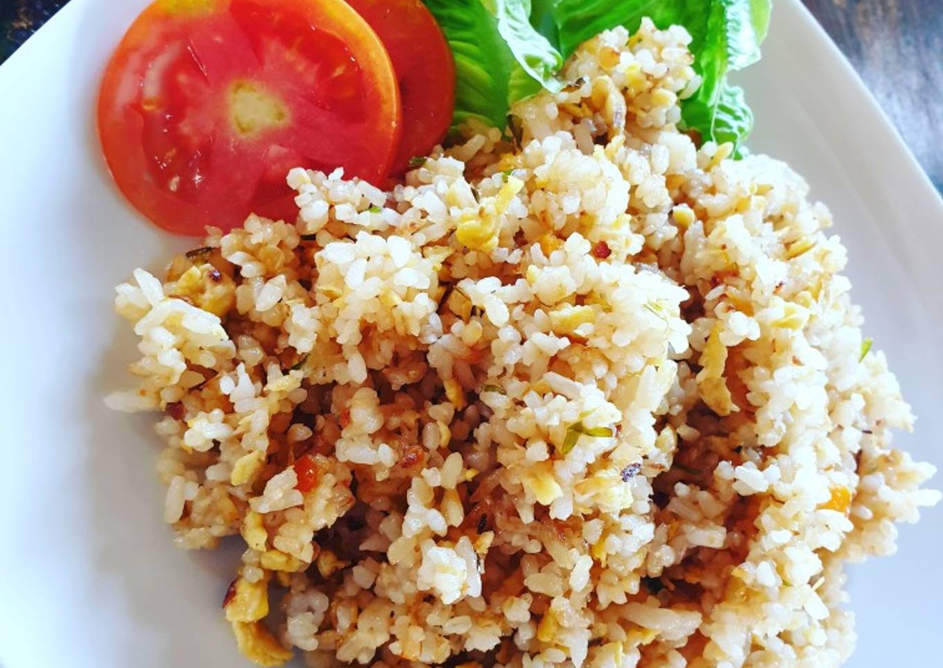 Plain fried rice
