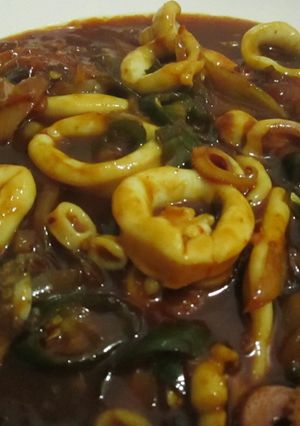 Foto resep Cumi Lombok Ijo Saus Tiram