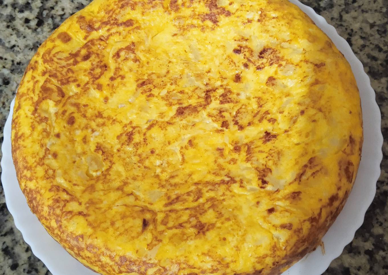 Tortilla de coliflor