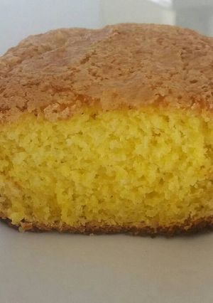 Una foto de Torta de mandarina, licuada