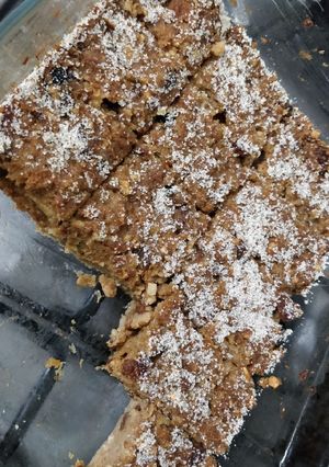 A picture of Old fashioned bread pudding, shortcut.