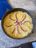 Quiche de queijo e cebola