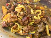 Gambar hati lembu goreng