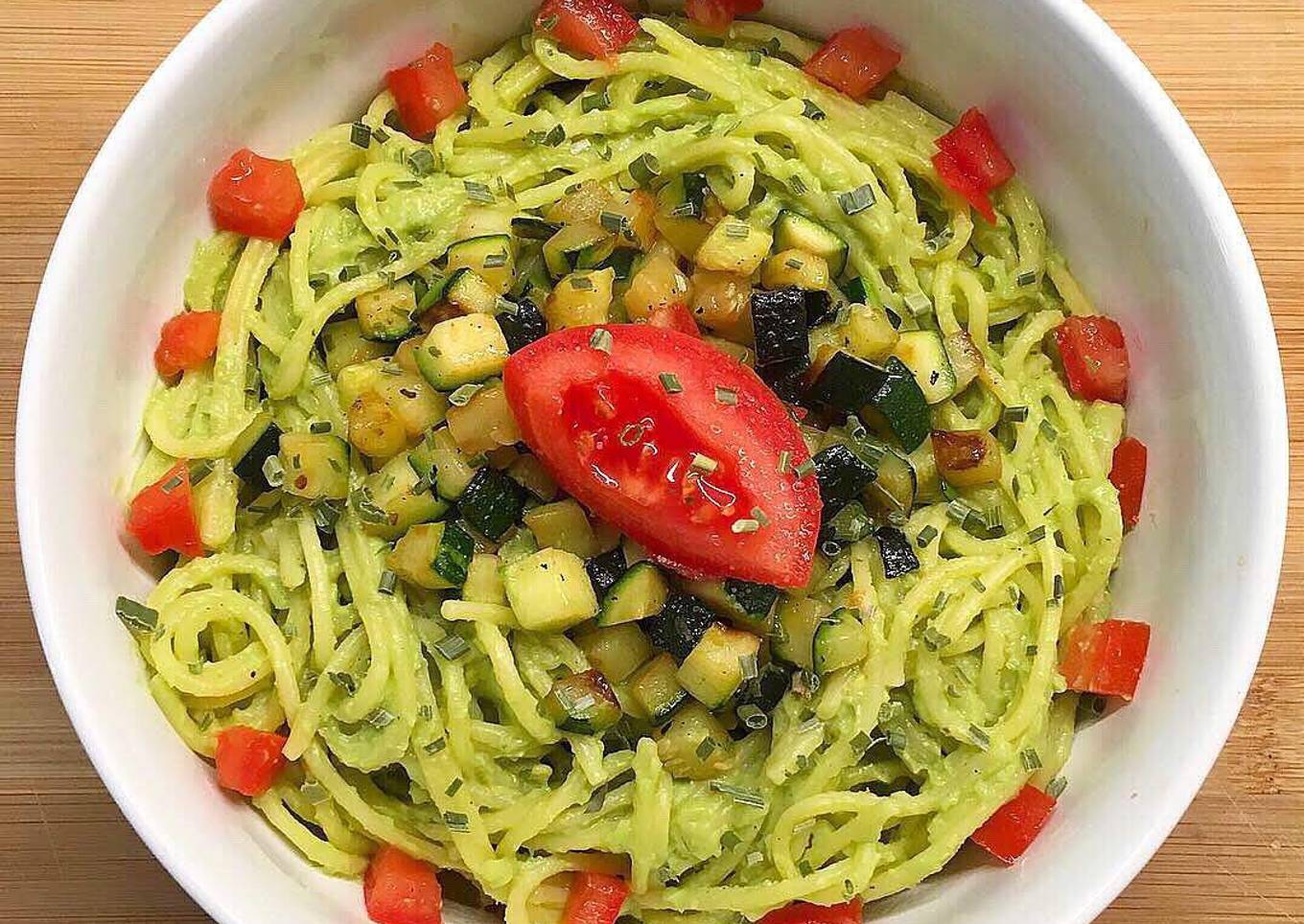 How to Make Any-night-of-the-week Spaghettis à la sauce avocat