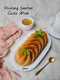 Puding santan gula aren