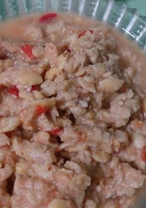Foto resep Pecel tempe pelengkap sayur bayam 😁