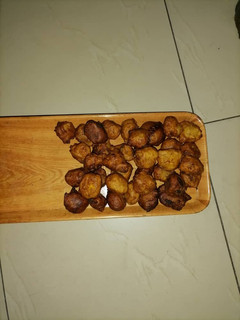 A picture of Plantain puff puff.