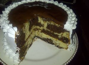Una foto de Torta marmolada