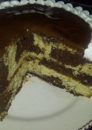 Una foto de Torta marmolada