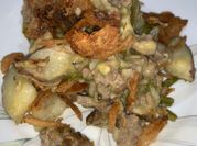 A picture of turkey dinner