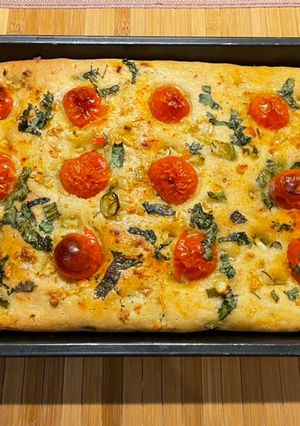 A picture of How to Make Homemade Focaccia Bread:.