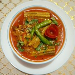 A picture of Drumstick Curry.